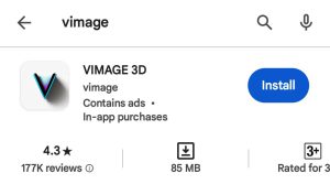 متحرک کردن عکس با اپلیکیشن Vimage 3D