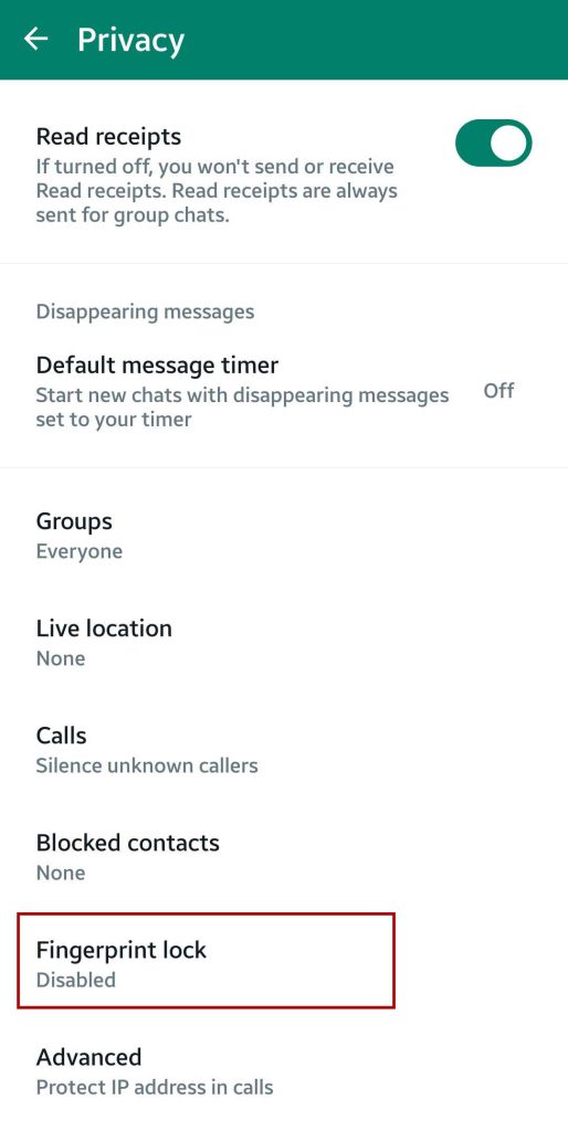 قفل اثر انگشت