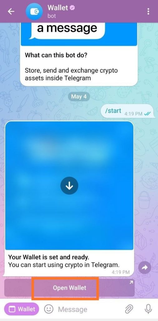 کیف پول تلگرام برای ایرانی ها
