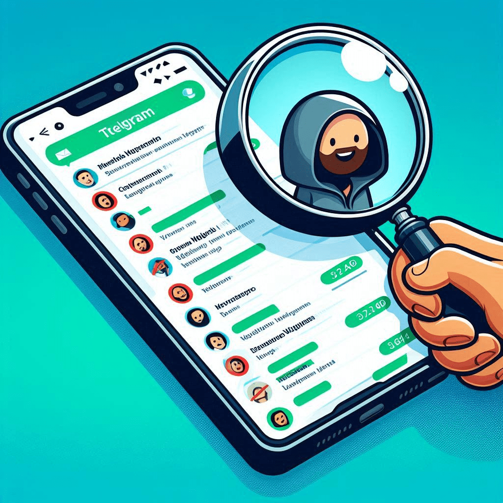 ریپورت مخاطبین تلگرام