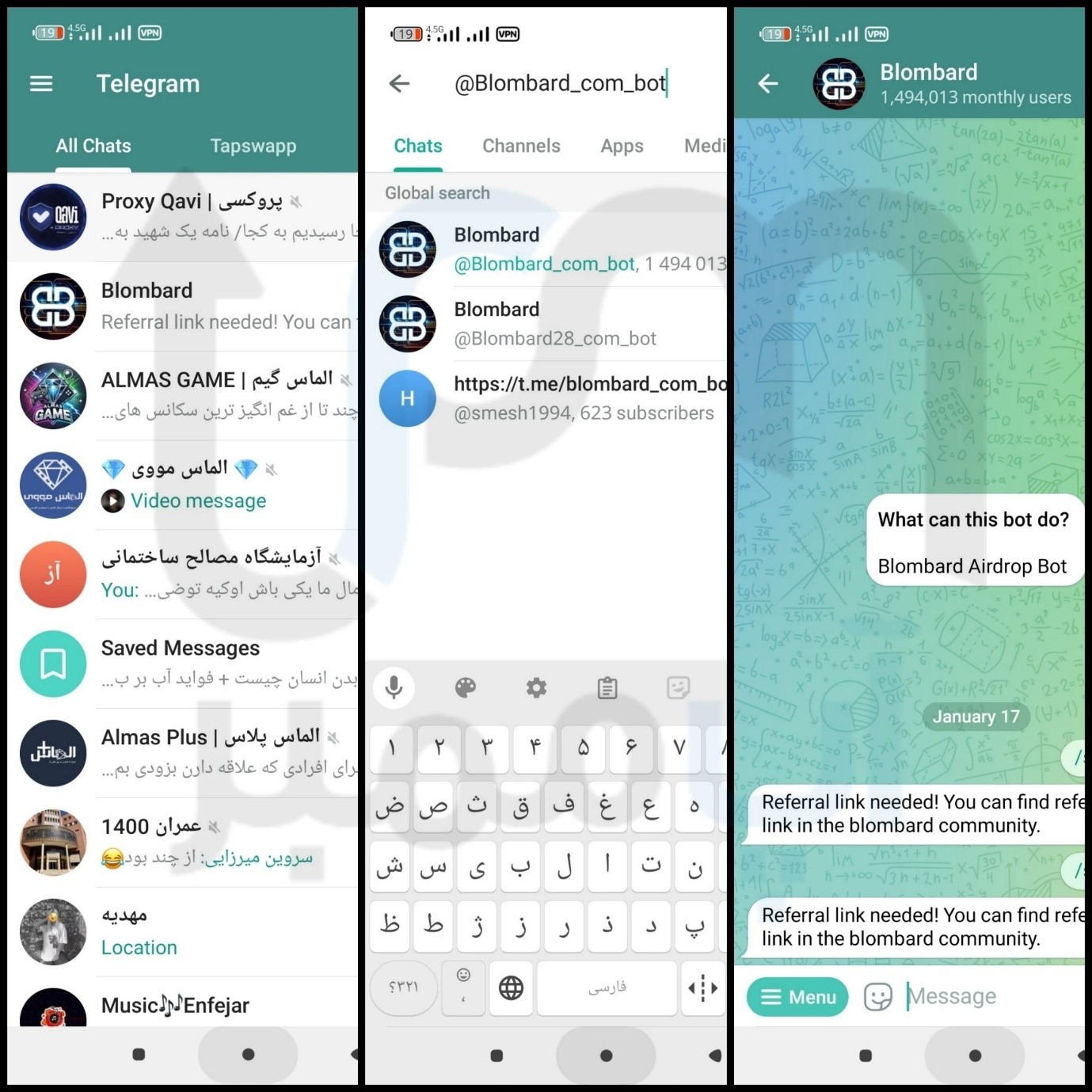 ربات تلگرام