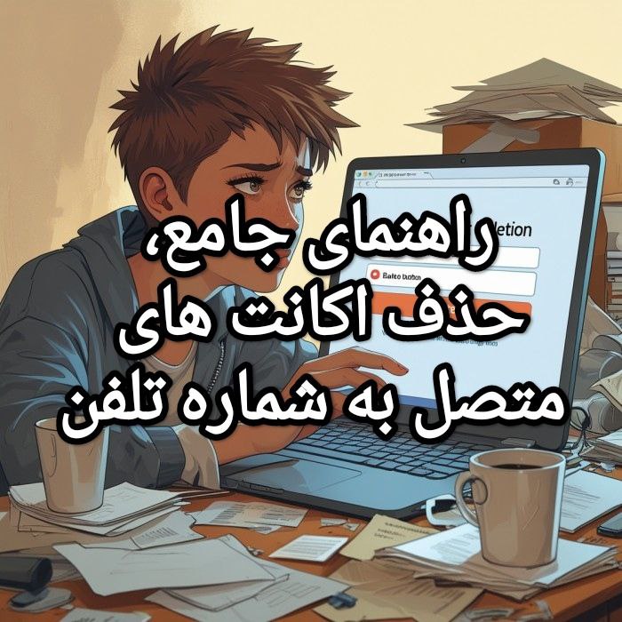 حذف اکانت های متصل به شماره تلفن