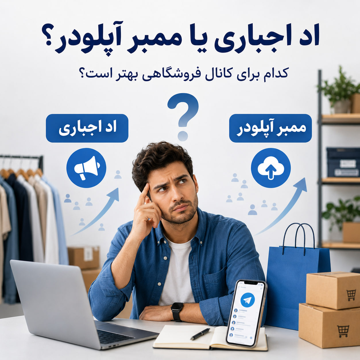 بین ممبر اد اجباری و ممبر آپلودر کدام بهتر است؟